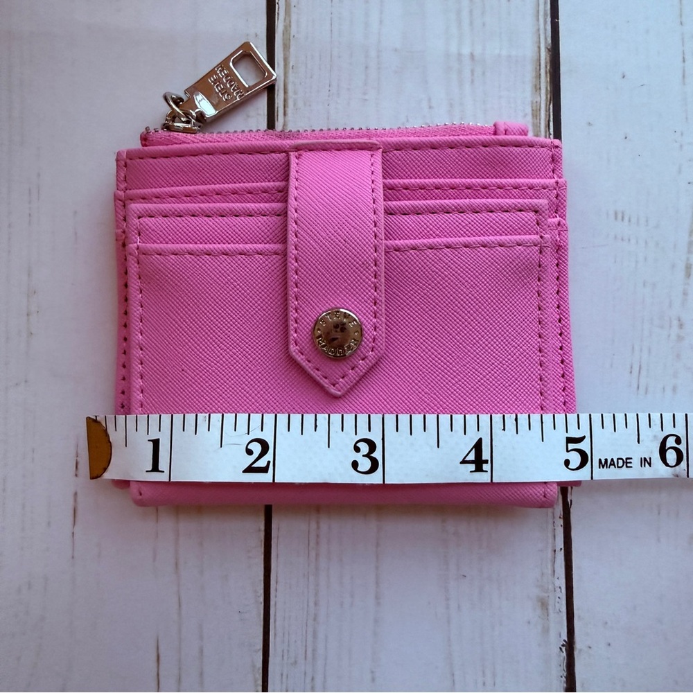 Steve Madden | Pink Slim Cardholder Wallet - Picture 6 of 7